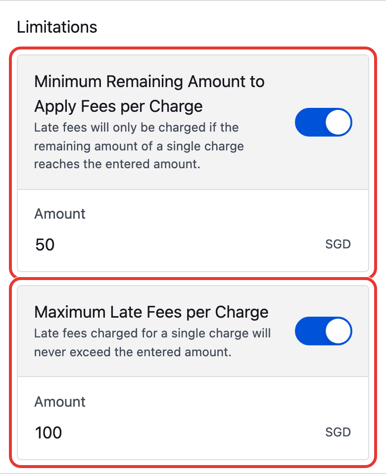 Late Fee Limitations