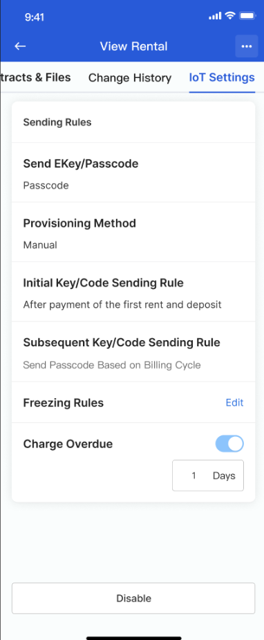 Continue after configuring rules in app