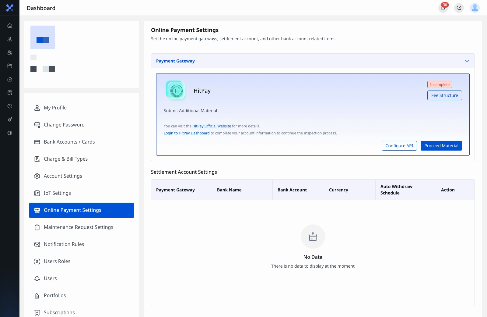 HitPay in Online Payment Settings