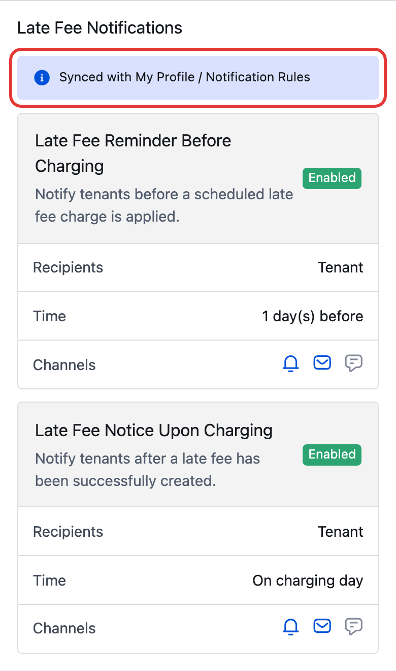 Late Fee Notifications