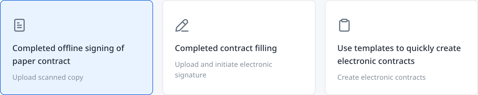 Web contract methods in New Tenancy